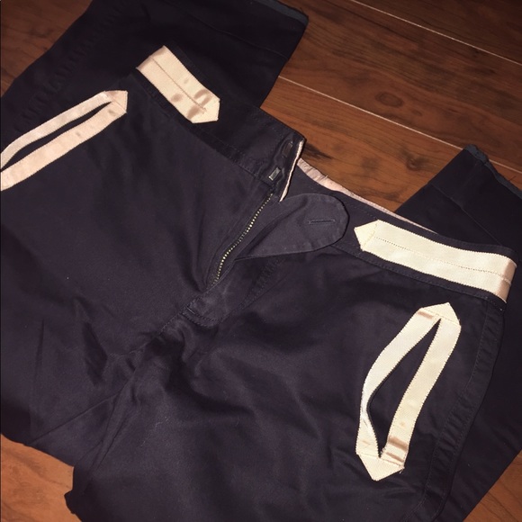 Marc Jacobs navy crop pants - Picture 2 of 8